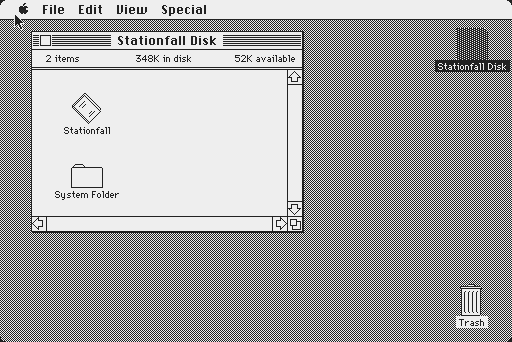 Screenshot for Stationfall r107-870430-G